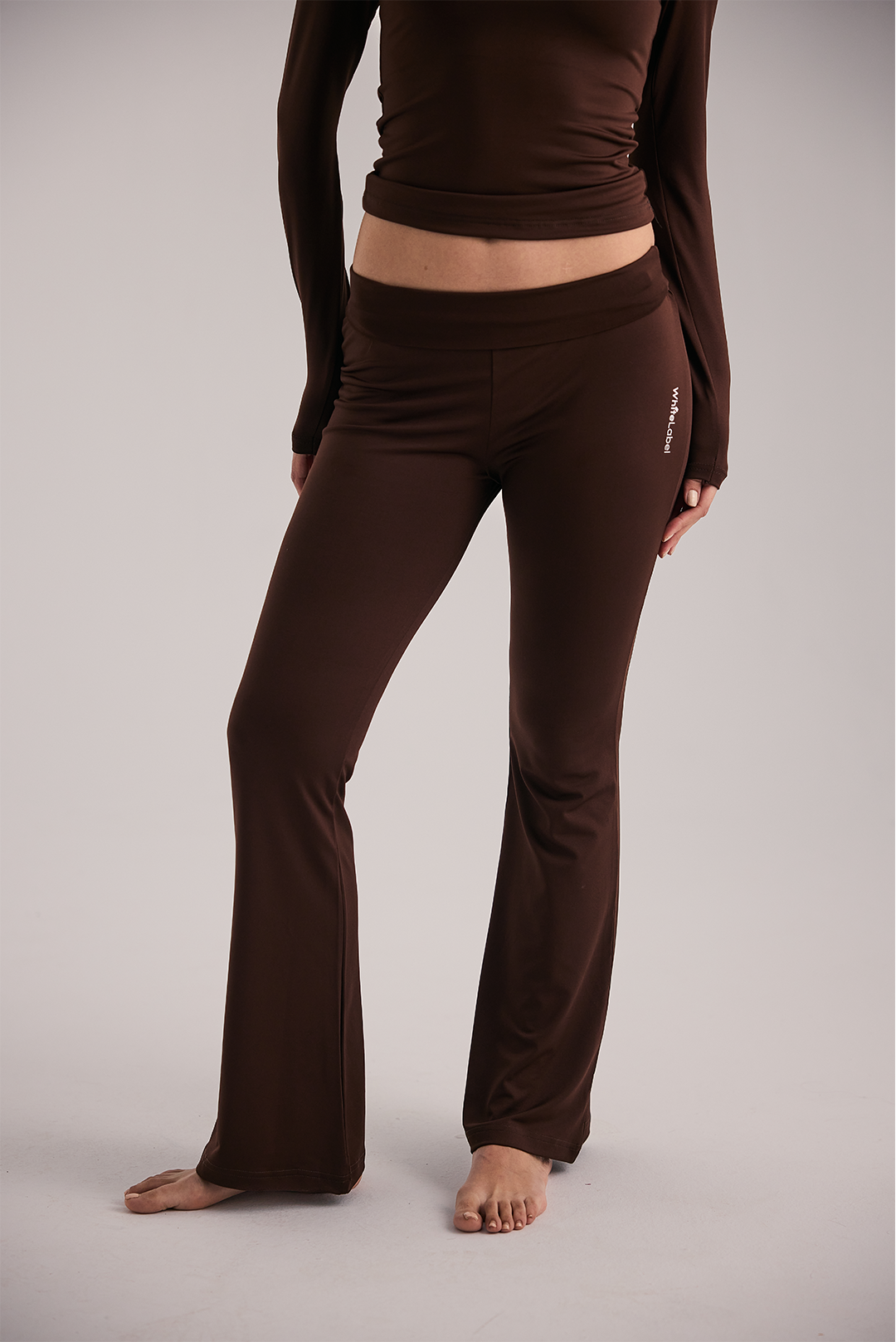Brown yoga pants